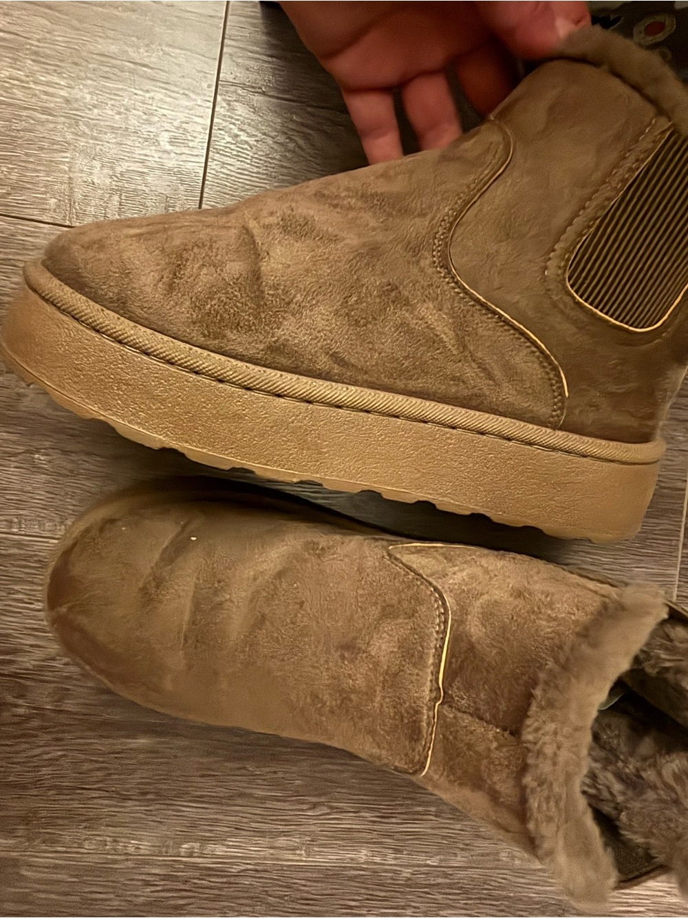 Women’s Casual Brown Slip-On Boots